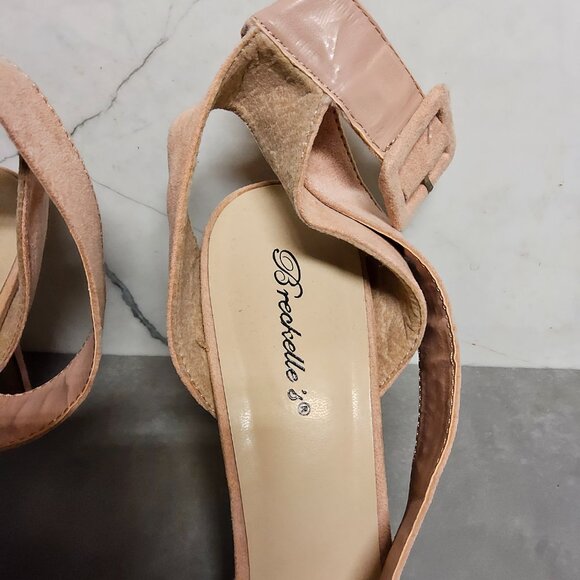 Breckelles size 11 pink suede pointed toe heels pre-owned  $12 - Picture 5 of 6